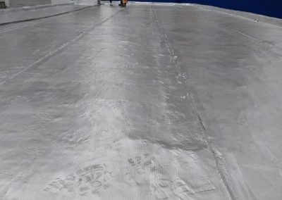 Impermeabilização com manta asfaltica aluminizada em laje terraço